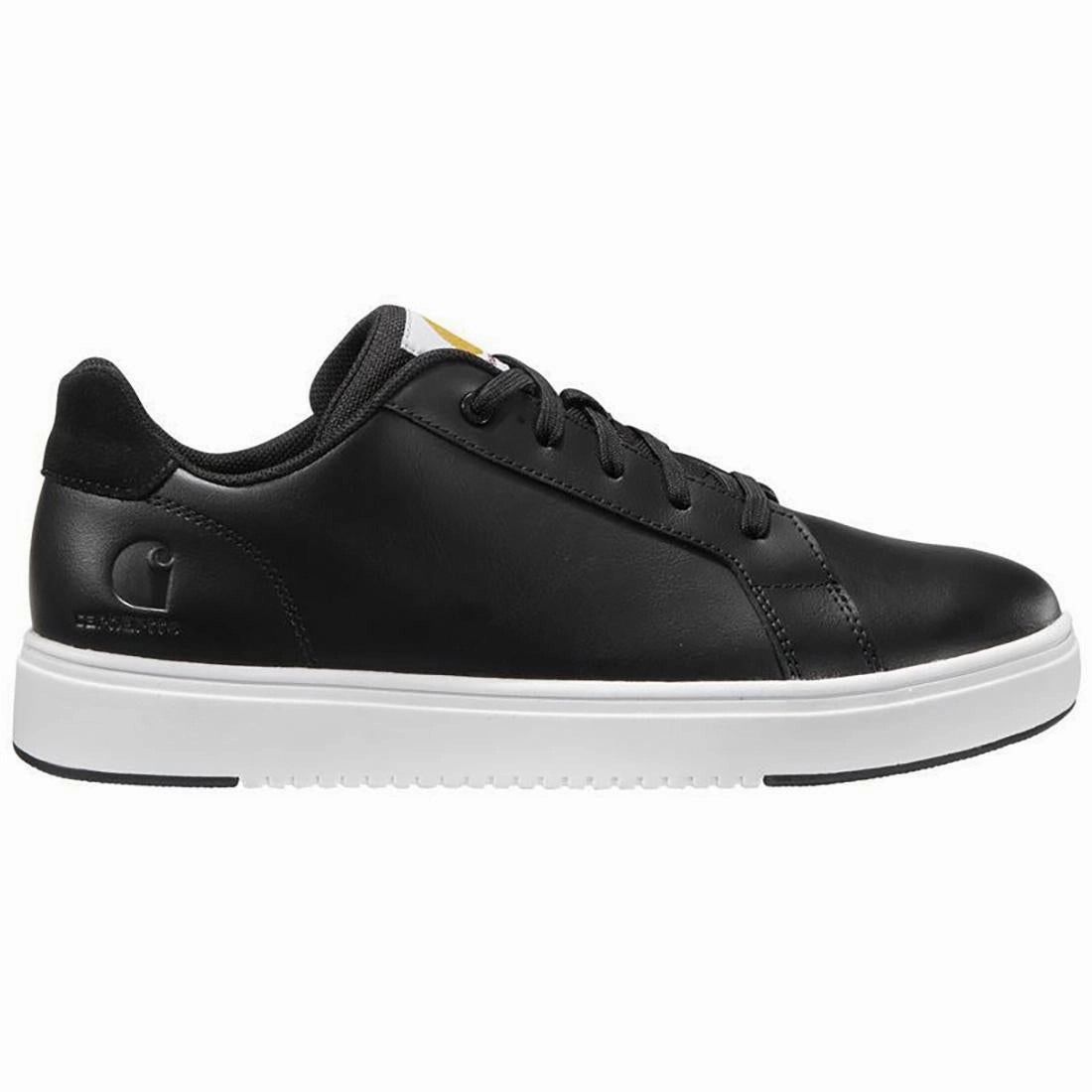 3" Women's Detroit Leather Soft-Toe Sneaker Black Barefoot feel
