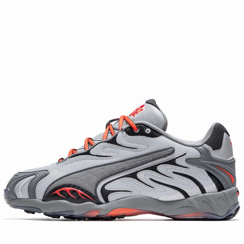 A$AP Rocky x Puma Inhale Reflective - Team Silver/Flat Medium Gray Neutral Colors Grippy Outsole Backcountry Camper