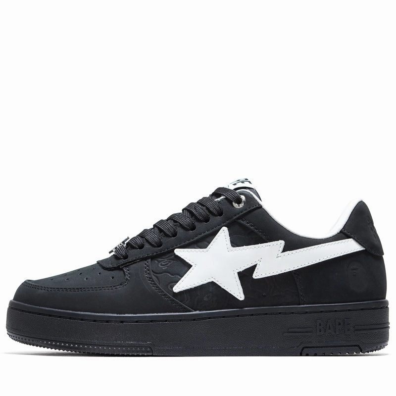 A Bathing Ape Bape Sta OS #3 M2 - Black Cushioned Step Work Commute