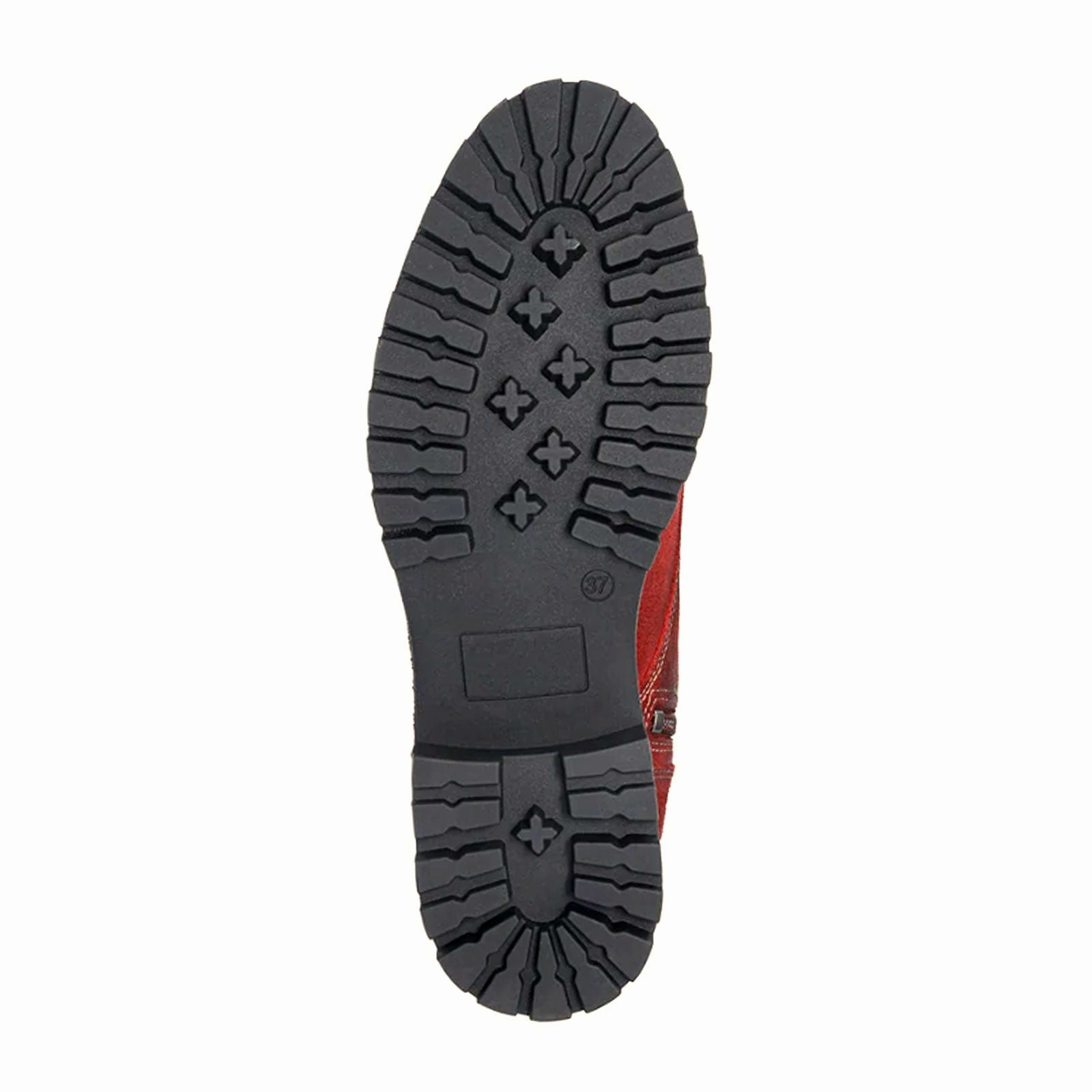 Stable Support Adventure Journey Training Taos Main Street Lace Up Mid Boot (Women) - Garnet Rugged Leather