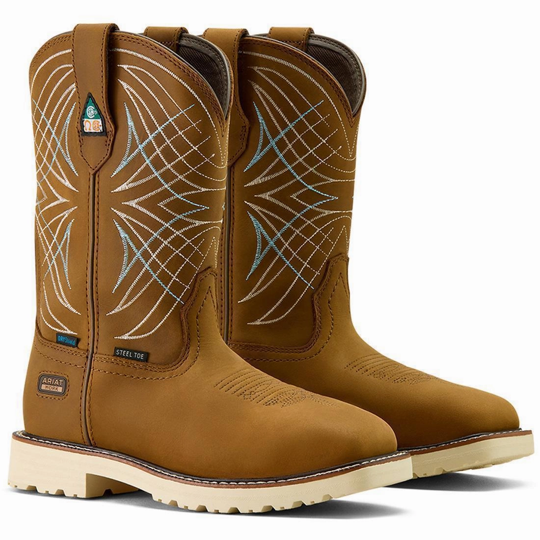 Thermoplastic Heel Counter Activator Women's CSA Waterproof Steel Toe Work Boot - Brown