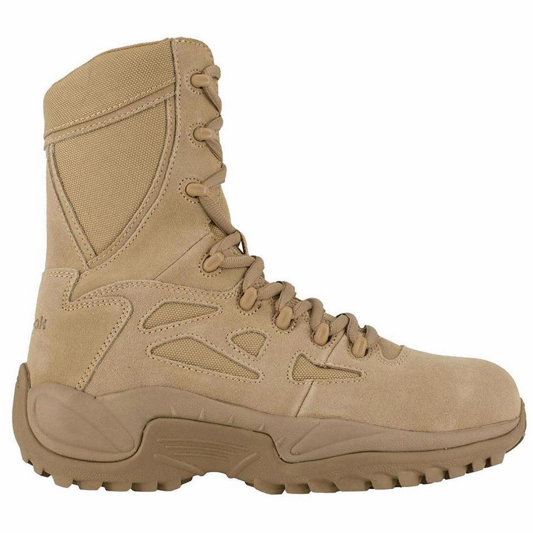 walking companions Cushioned Insole Technology Women's Rapid Response Rb 8 Inch Composite-Toe Military Work Boot Desert Tan
