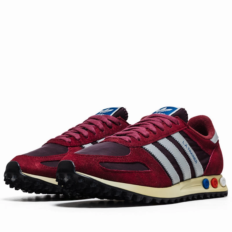 Chain Touch Adidas LA Trainer OG - Noble Maroon/Silver Metallic