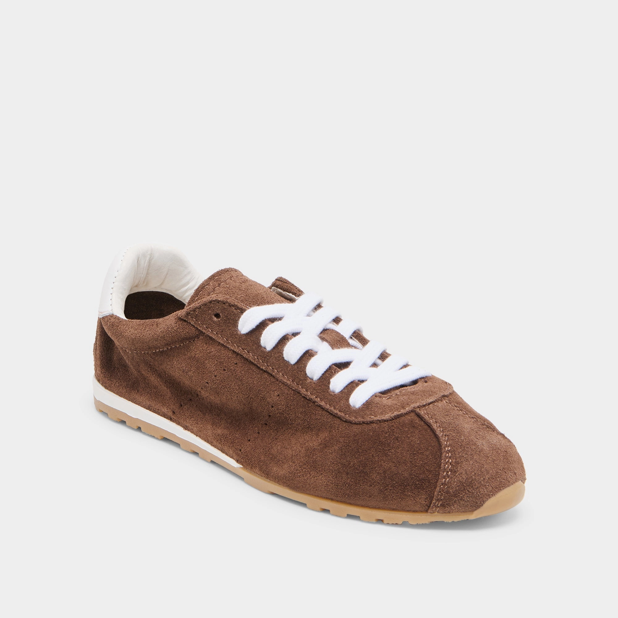 SERINA SNEAKERS DK BROWN SUEDE Minimalist Design Sleek Feel