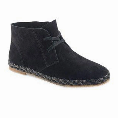 Aetrex Addison Ankle Boot (Women) - Black Suede Feather Light Rough Terrain
