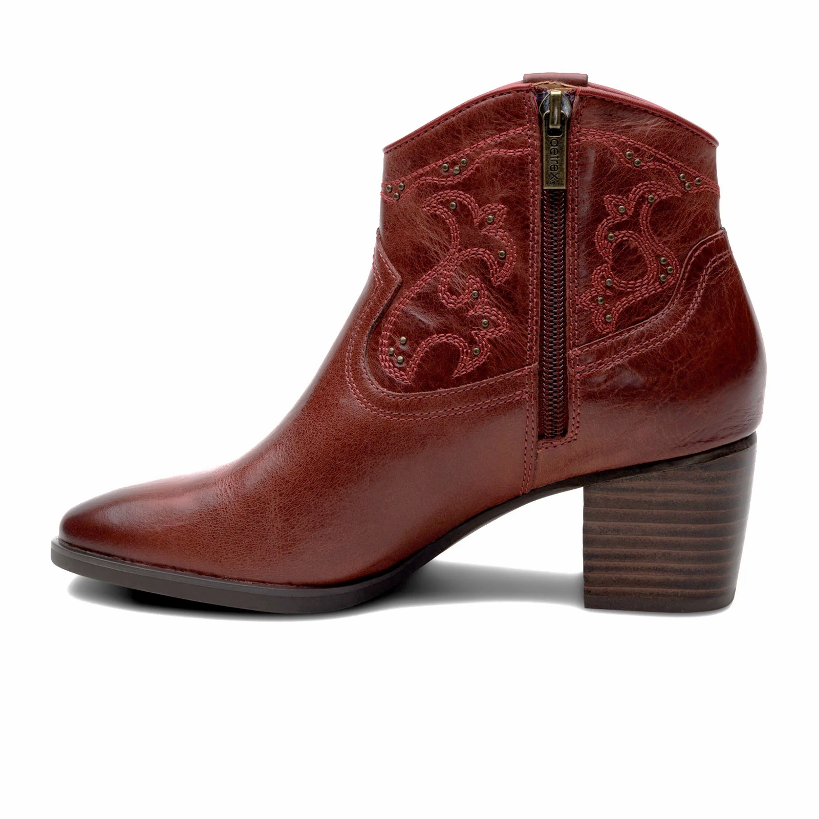 Aetrex Reagan Boot (Women) - Red RubberOutsole Durable Shell Comfort Seeker