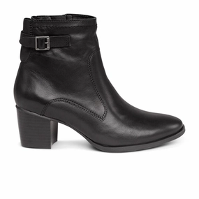 Aetrex Rubi Ankle Boot (Women) - Black Comfortable Walk