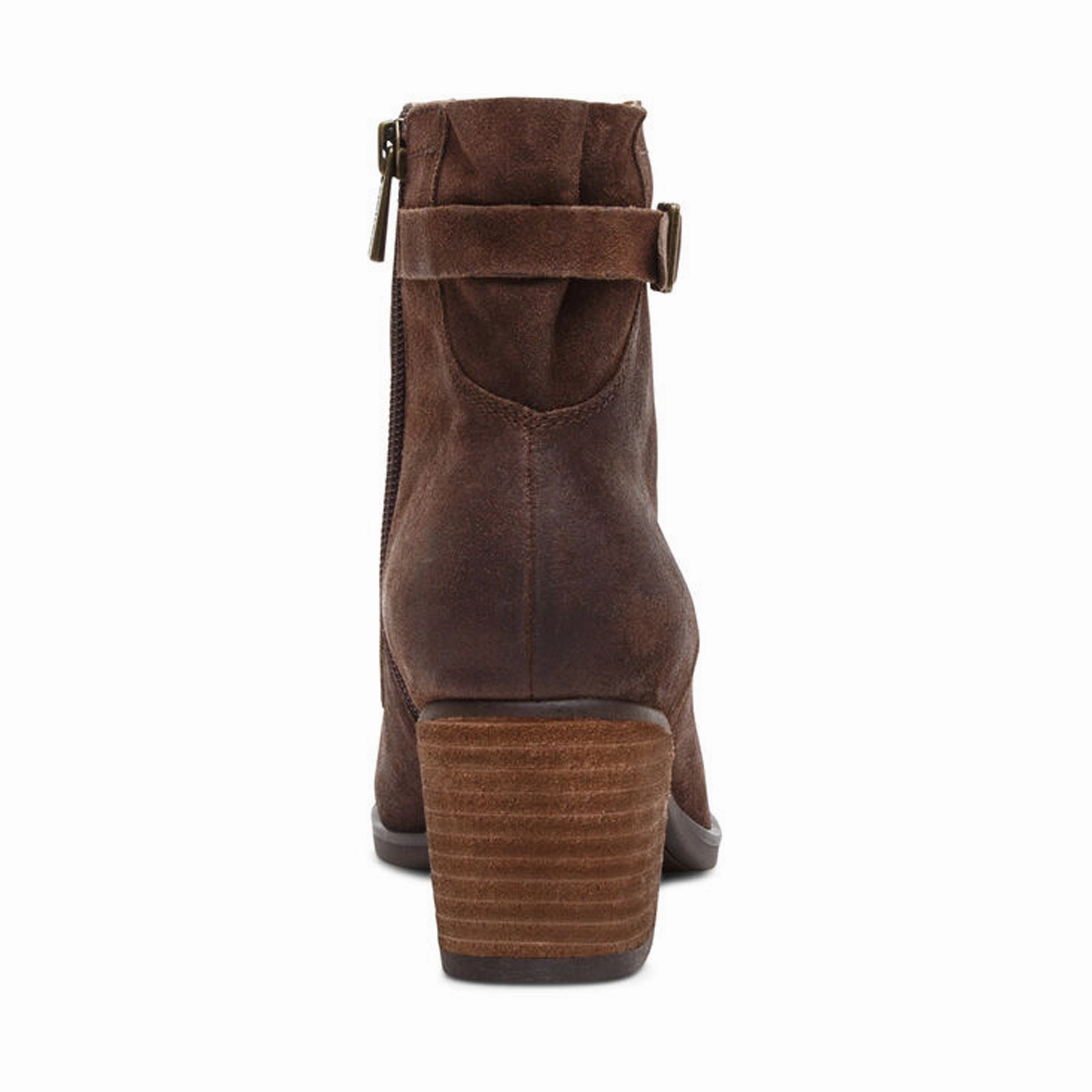 Aetrex Rubi Ankle Boot (Women) - Dark Brown Polyester