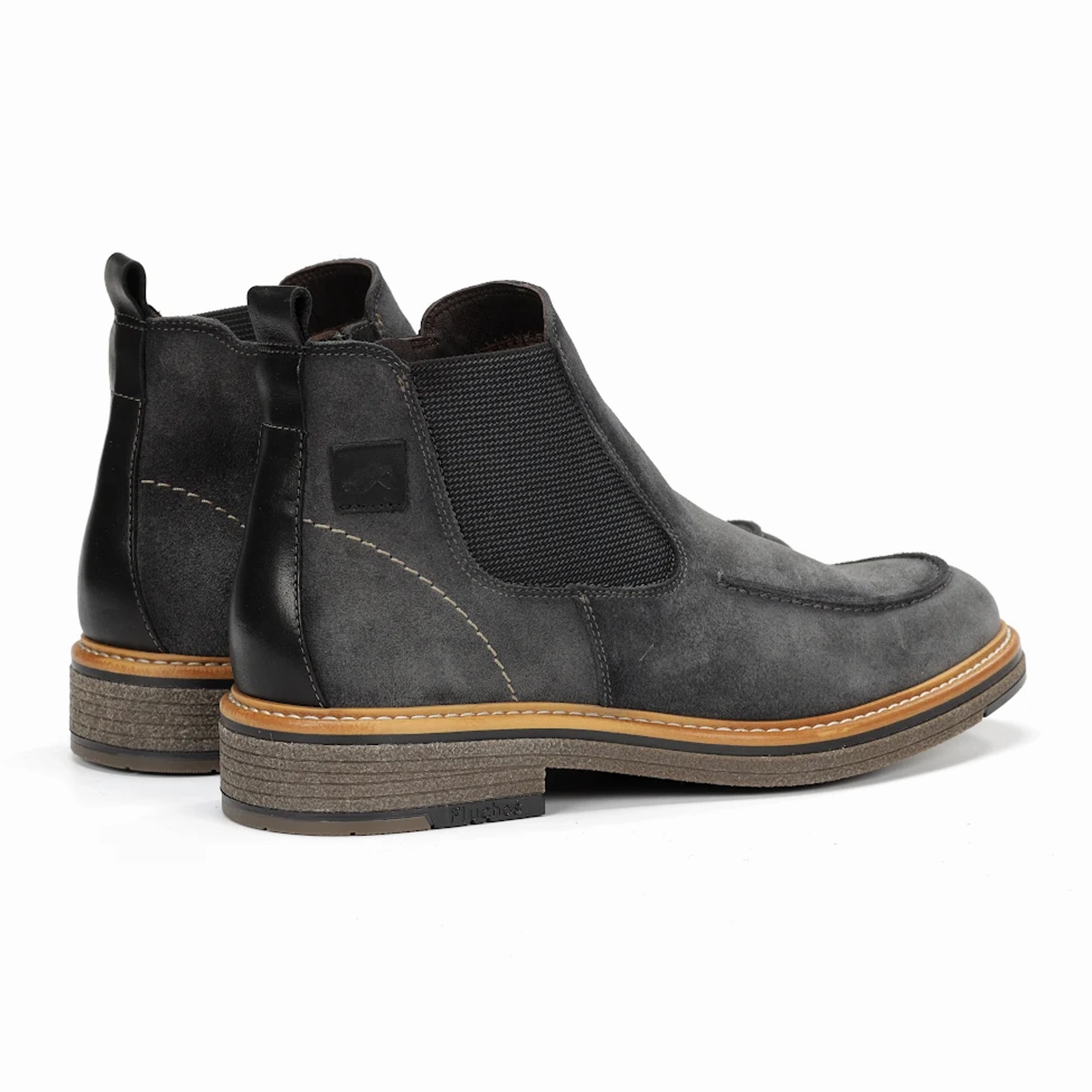 Fluchos Kasper F1821 Chelsea Boot (Men) - Afelpado Grafito Water Wall Comfort Lining All Day Wear