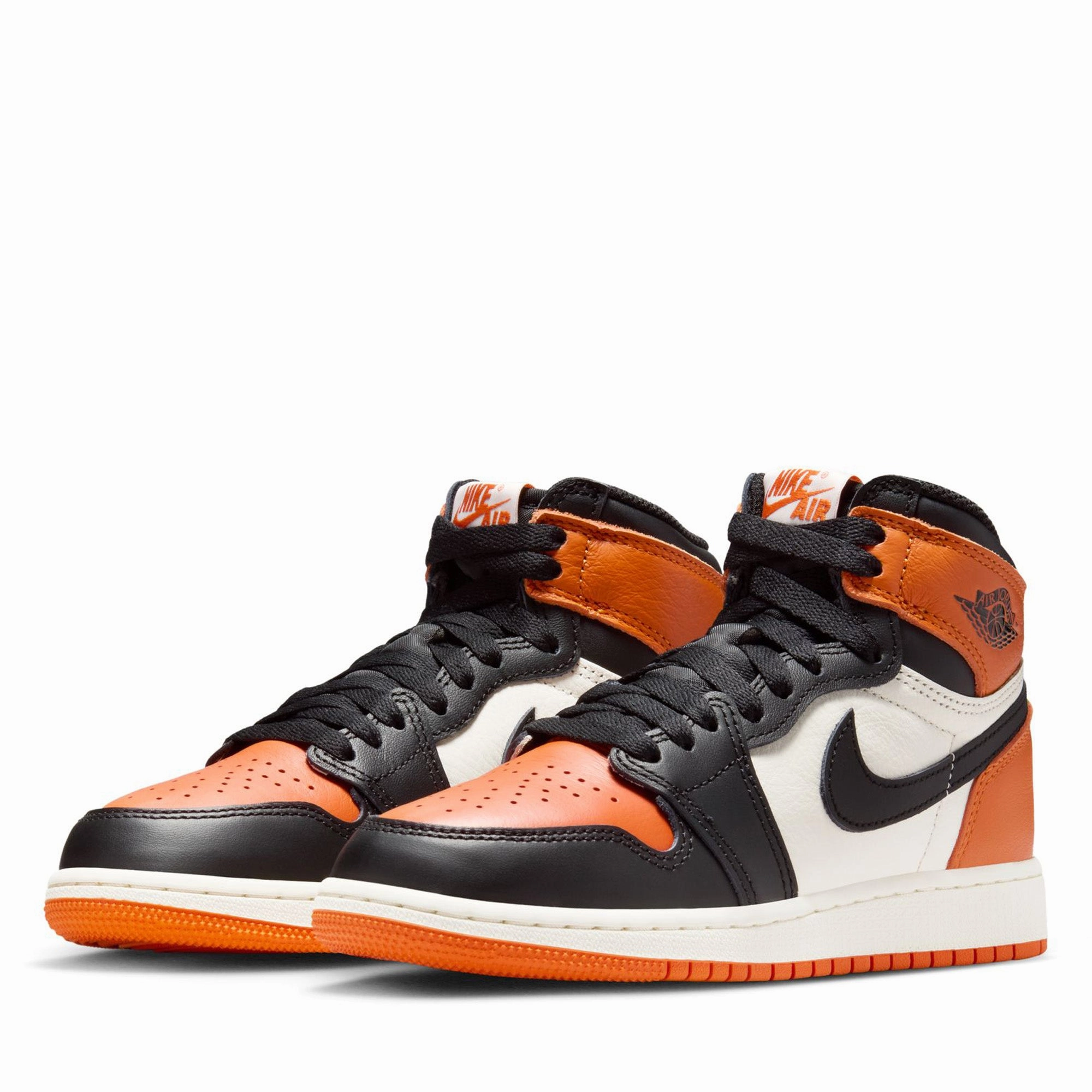 Air Jordan 1 High OG 'Shattered Backboard' (GS) - Black/Starfish Multi Season Versatility