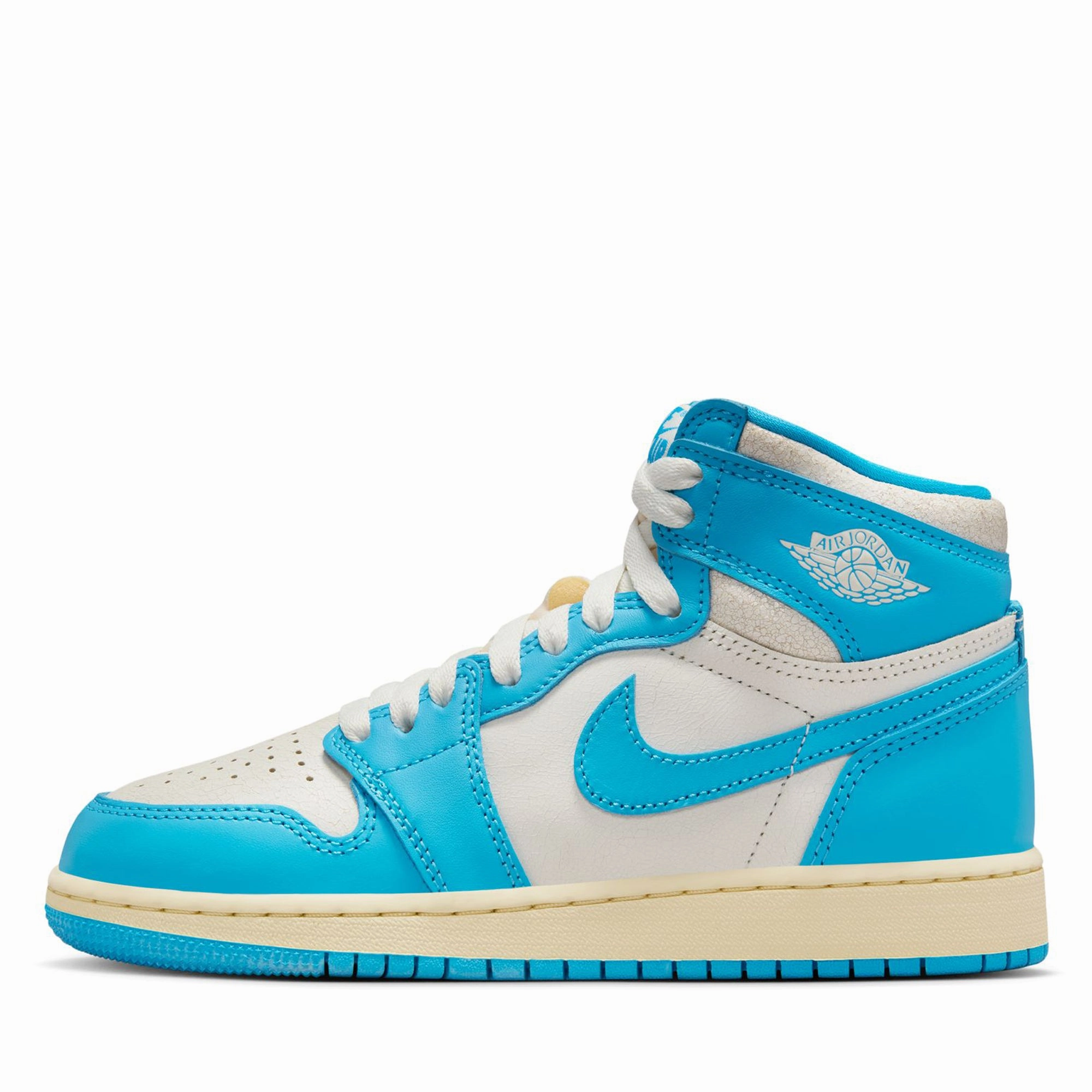 Air Jordan 1 Retro High OG 'UNC Reimagined' (GS) - Dark Powder Blue/Sail Cozy And Warm Soft Step