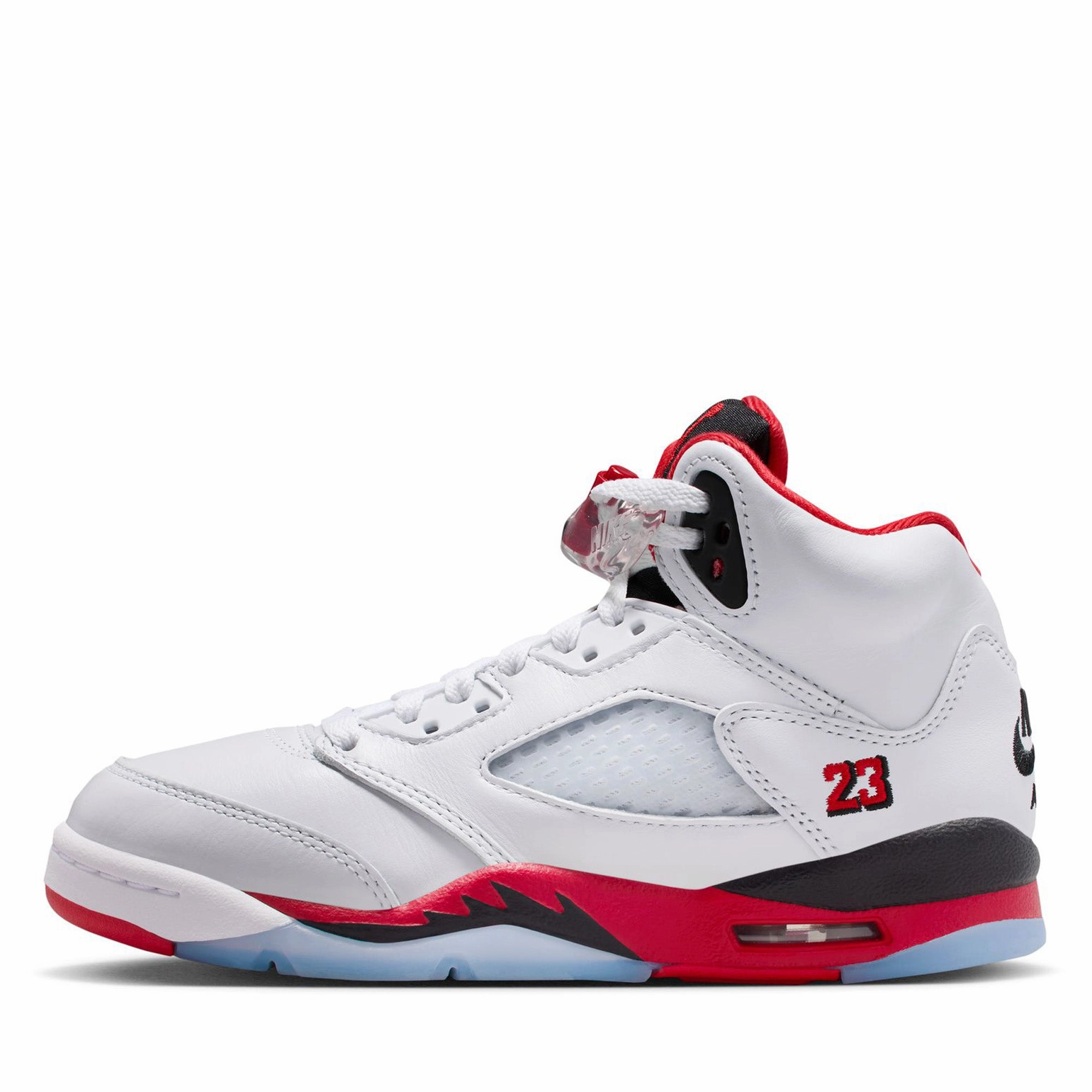 Reliable Support Air Jordan 5 Retro 'Fire Red' (GS) - White/Fire Red