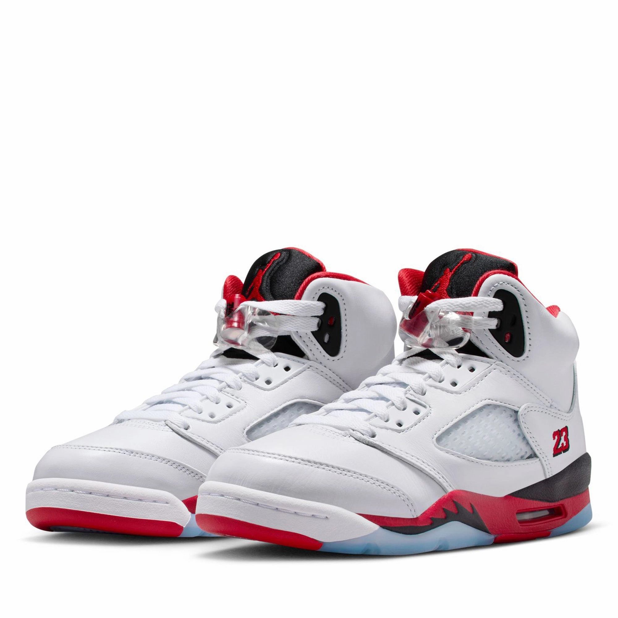 Tourist EVAOutsole Air Jordan 5 Retro 'Fire Red' (GS) - White/Fire Red