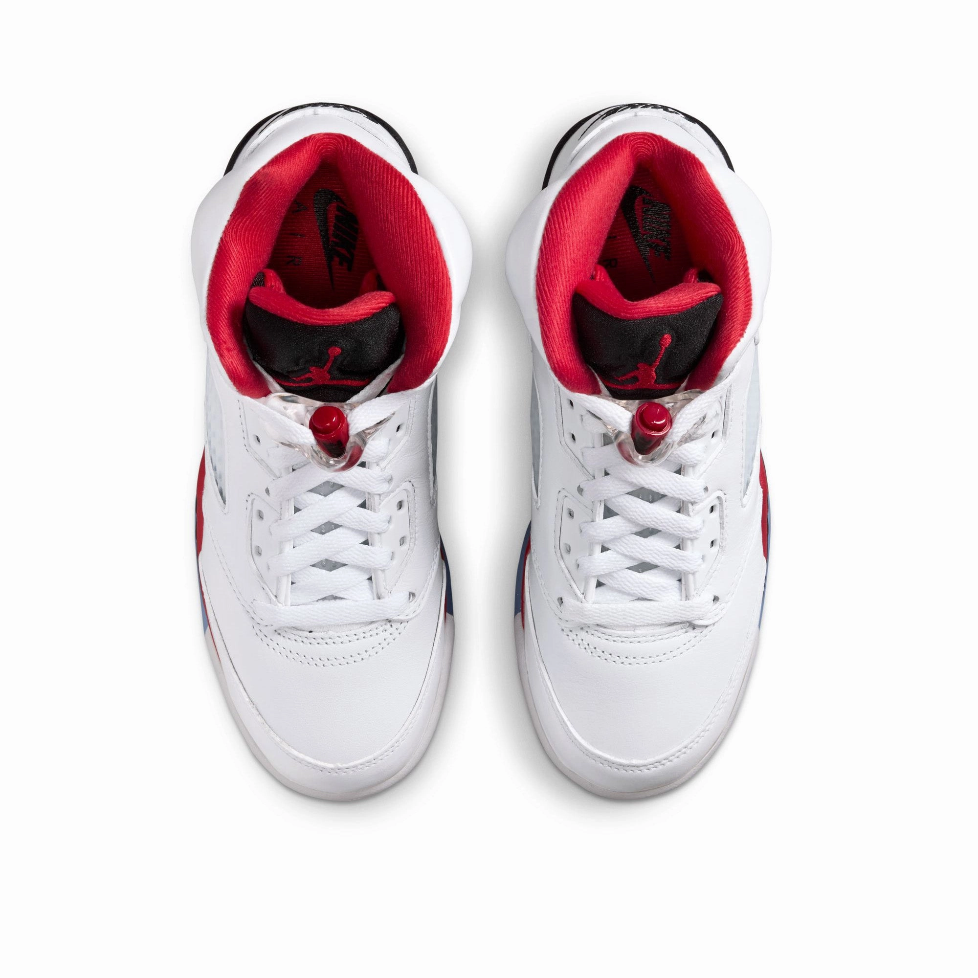 Trail Comfort Compression Molding Air Jordan 5 Retro 'Fire Red' (GS) - White/Fire Red
