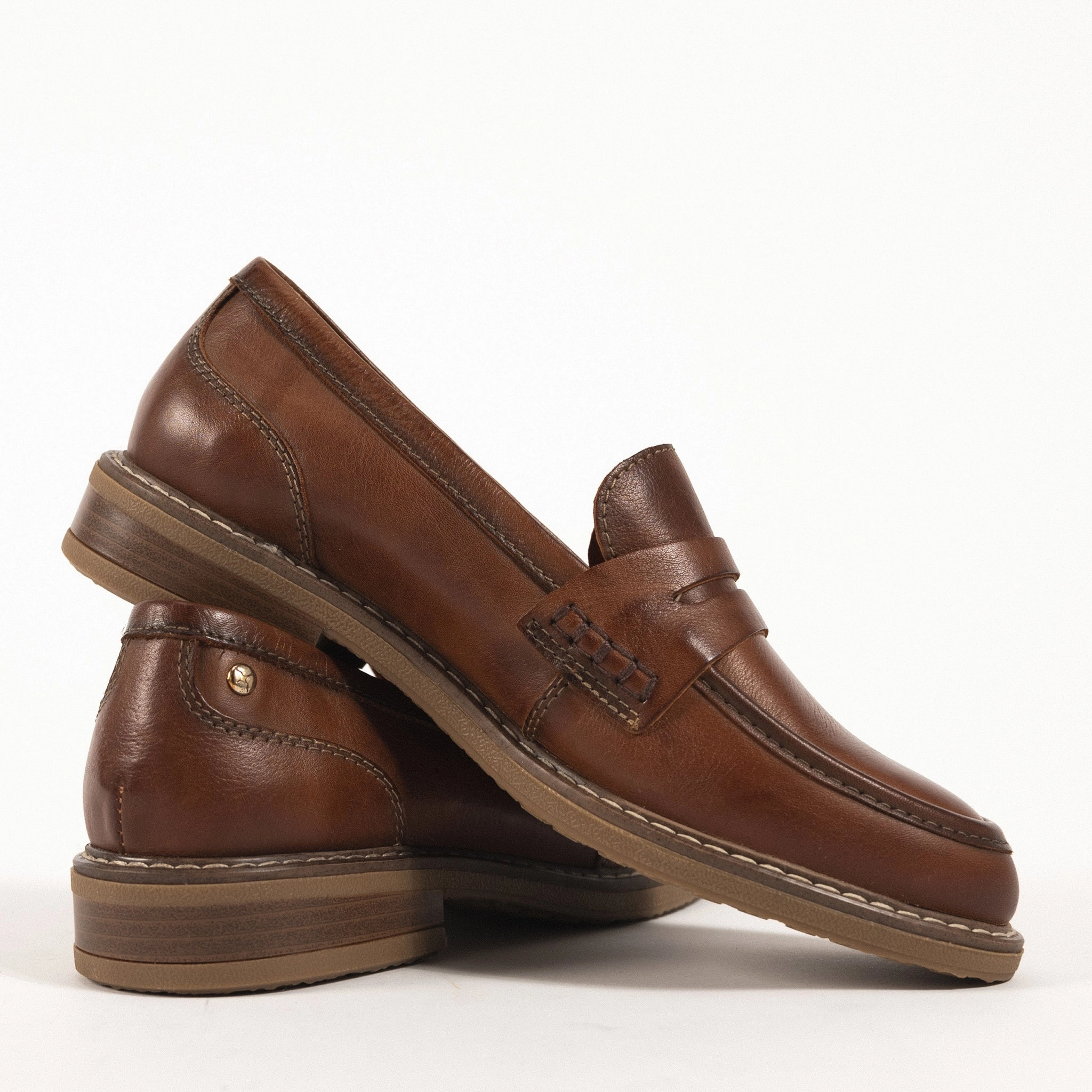Slim Style Suitable ALDAYA PENNY LOAFER - CUERO - LEATHER