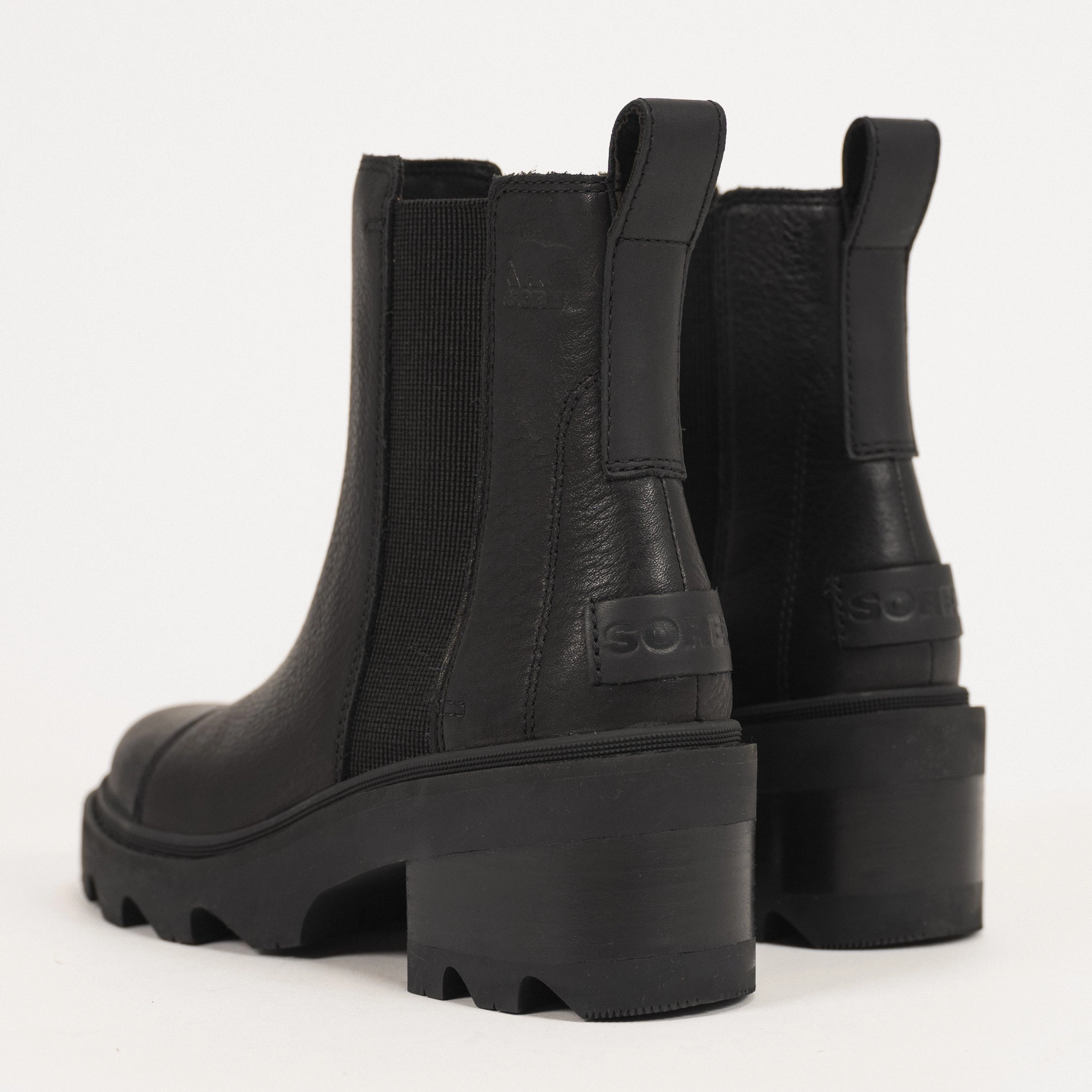 JOAN NOW CHELSEA - BLACK - LEATHER Eco Friendly Treatment eco - type