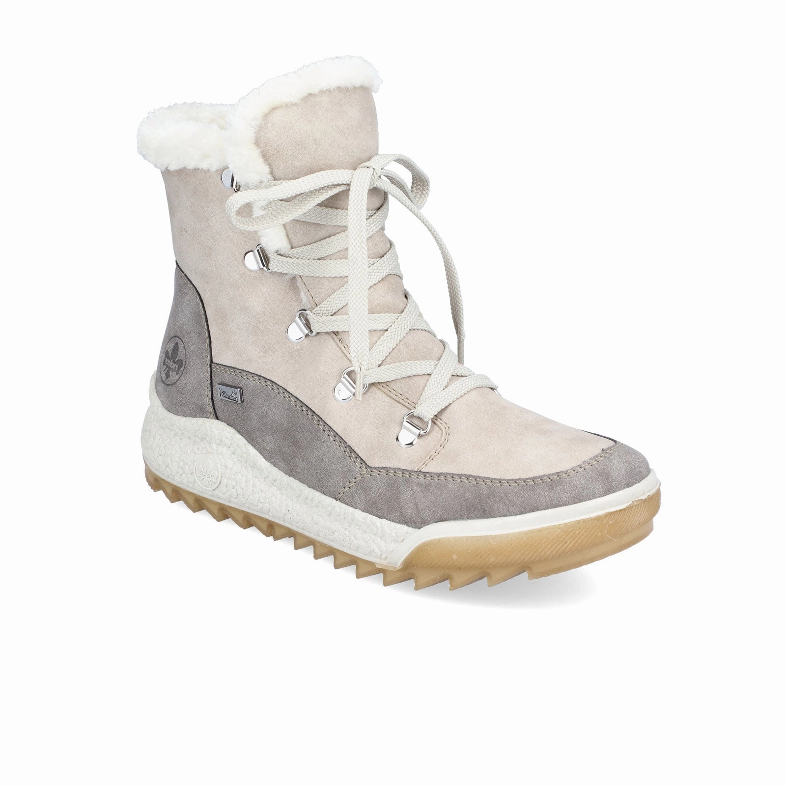 Comfort Lining Comfort Seeker Breathable Sole Rieker Aria Y4744-61 Mid Winter Boot (Women) - Grey/Mushroom