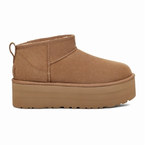Stable Support Backcountry Camper UGG? Classic Ultra Mini Platform (Women) - Chestnut