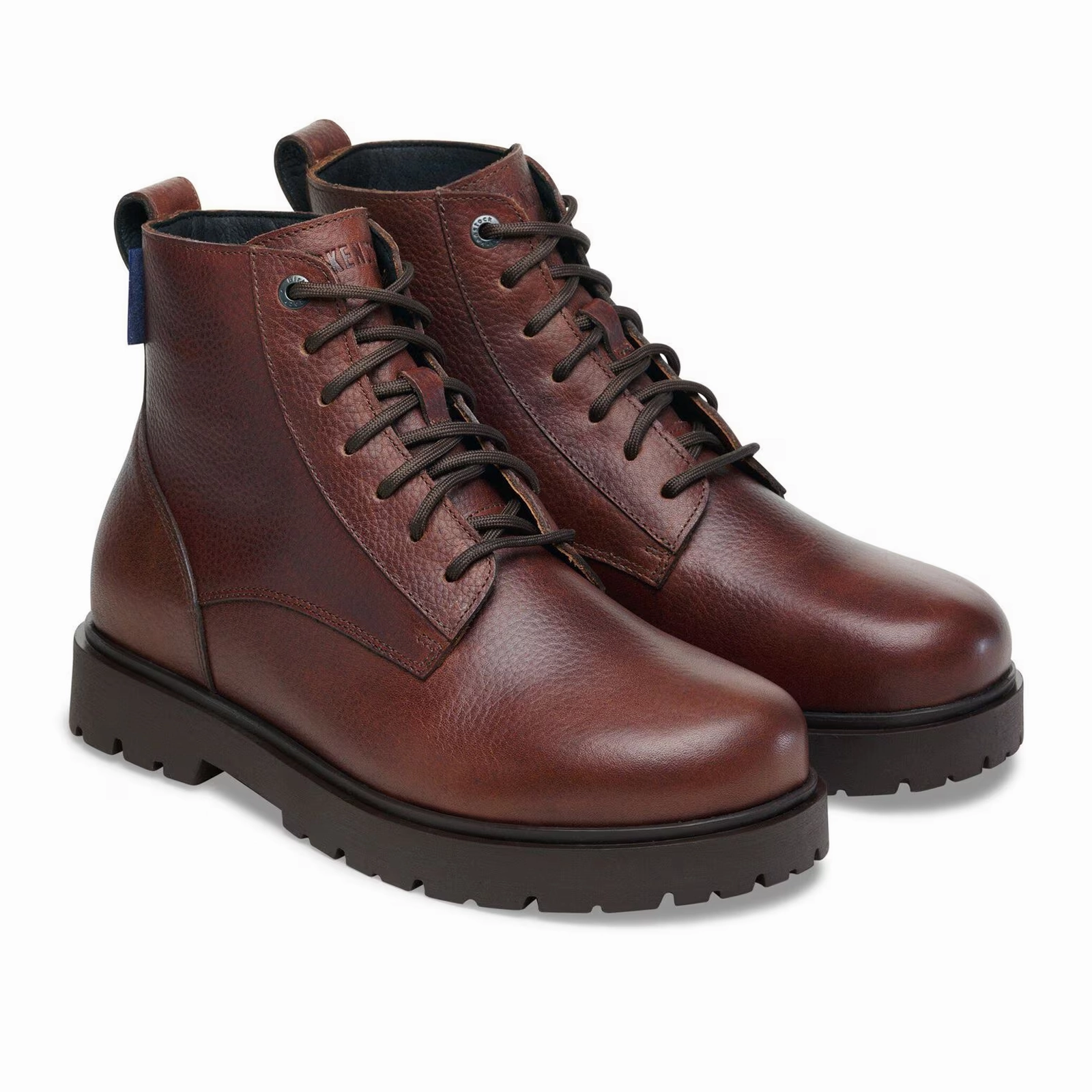 Birkenstock Highwood Lace Waterproof Mid Boot (Men) - Chocolate Leather Flexible Frame Snowy Path