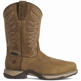 Brand Anthem Women's Waterproof Composite Toe Work Boot - Brown