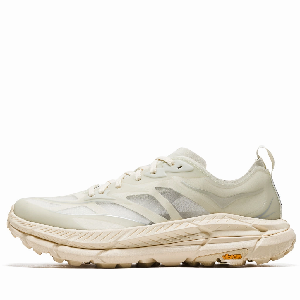 Dust proof Hoka Mafate Speed 4 Lite - Truffle Salt/Vintage Yellow