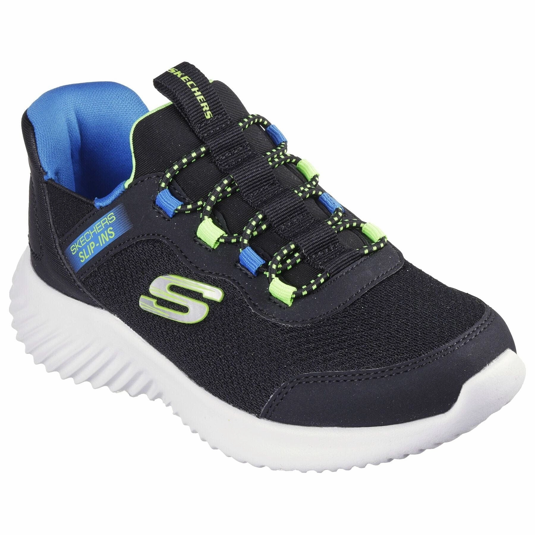 SKECHERS SLIP-INS: BOUNDER BRISK BURST KIDS' - FINAL SALE! Padded Modern Cushioning