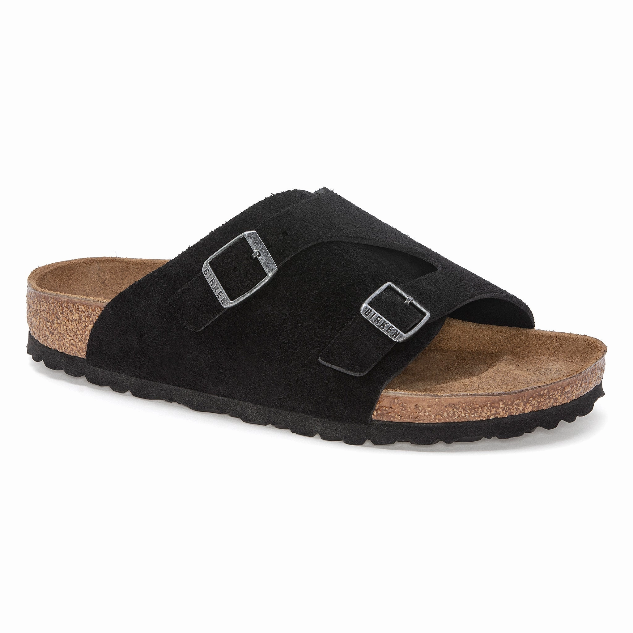 ZURICH - BLACK - SUEDE brogues Reliable stability