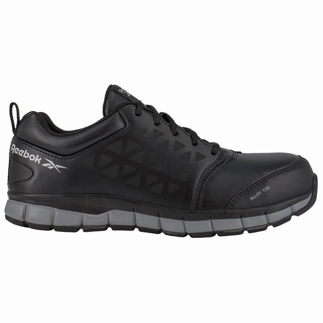 Women's Sublite Cushion Alloy-Toe Athletic Work Shoe Black CD All Terrain Grip