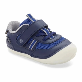 STRIDE RITE SOFT MOTION APOLLO SNEAKER KIDS' MEDIUM AND WIDE - FINAL SALE! Anti Odor Treatment Convenient