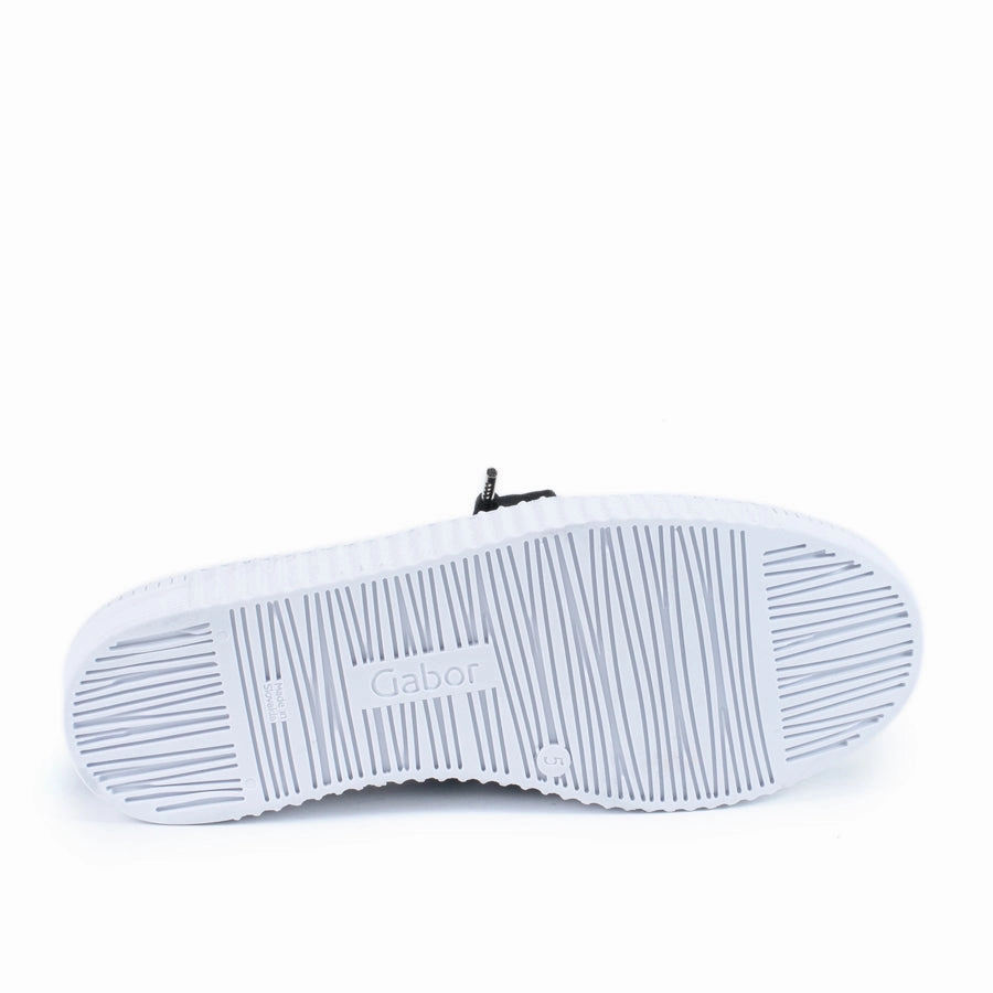 lace - up priceless BIG LACE SPORT - BLACK - LEATHER