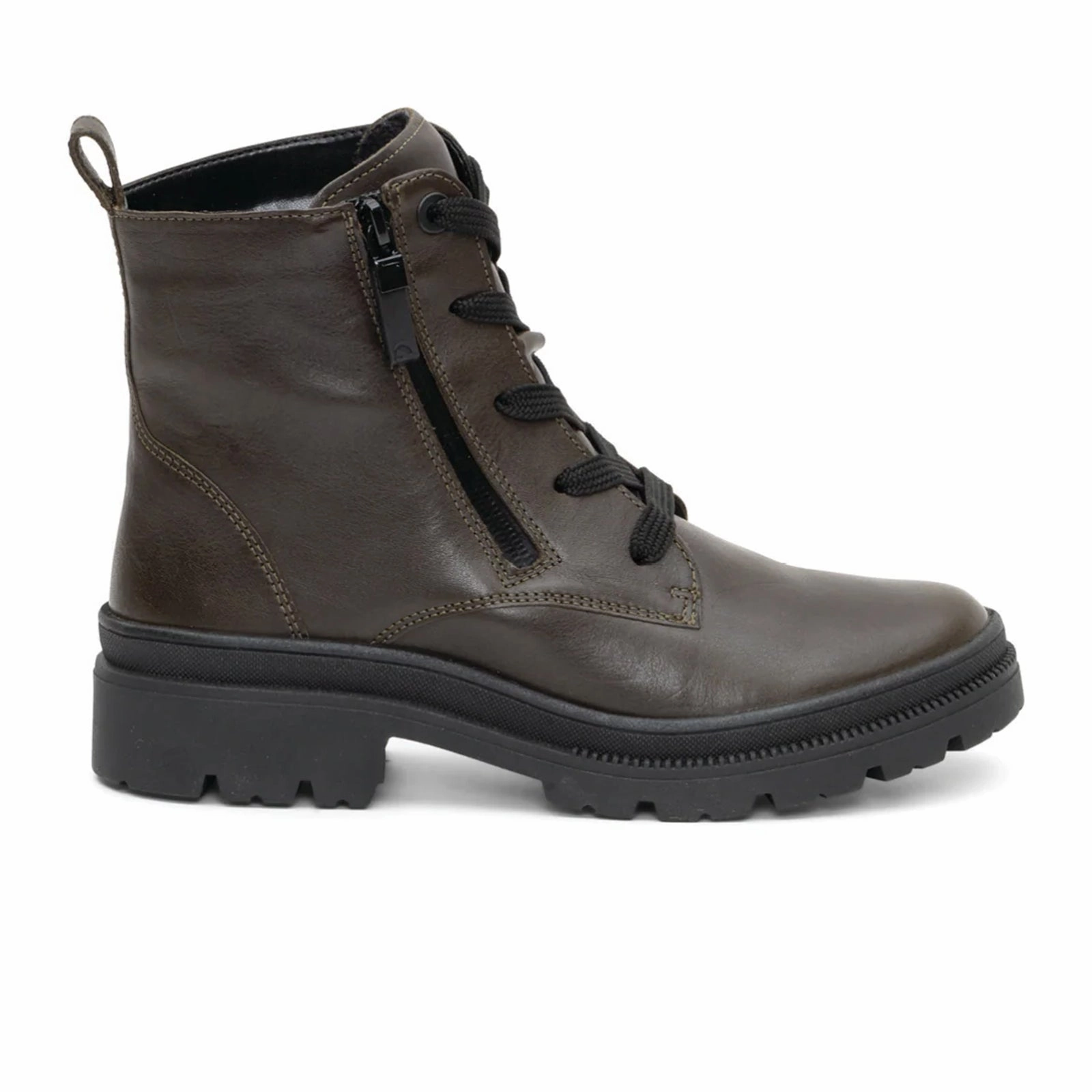 Ara Debbie 2 Mid Boot (Women) - Forest Green easy to remove Grippy Outsole Weekend Wanderer