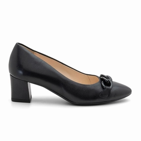 Chic Vibe Ara Lichfield Chain Pump (Women) - Black Calf