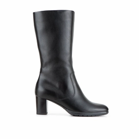 Ara Olympia Mid Boot (Women) - Black Calf Leather Work Wear