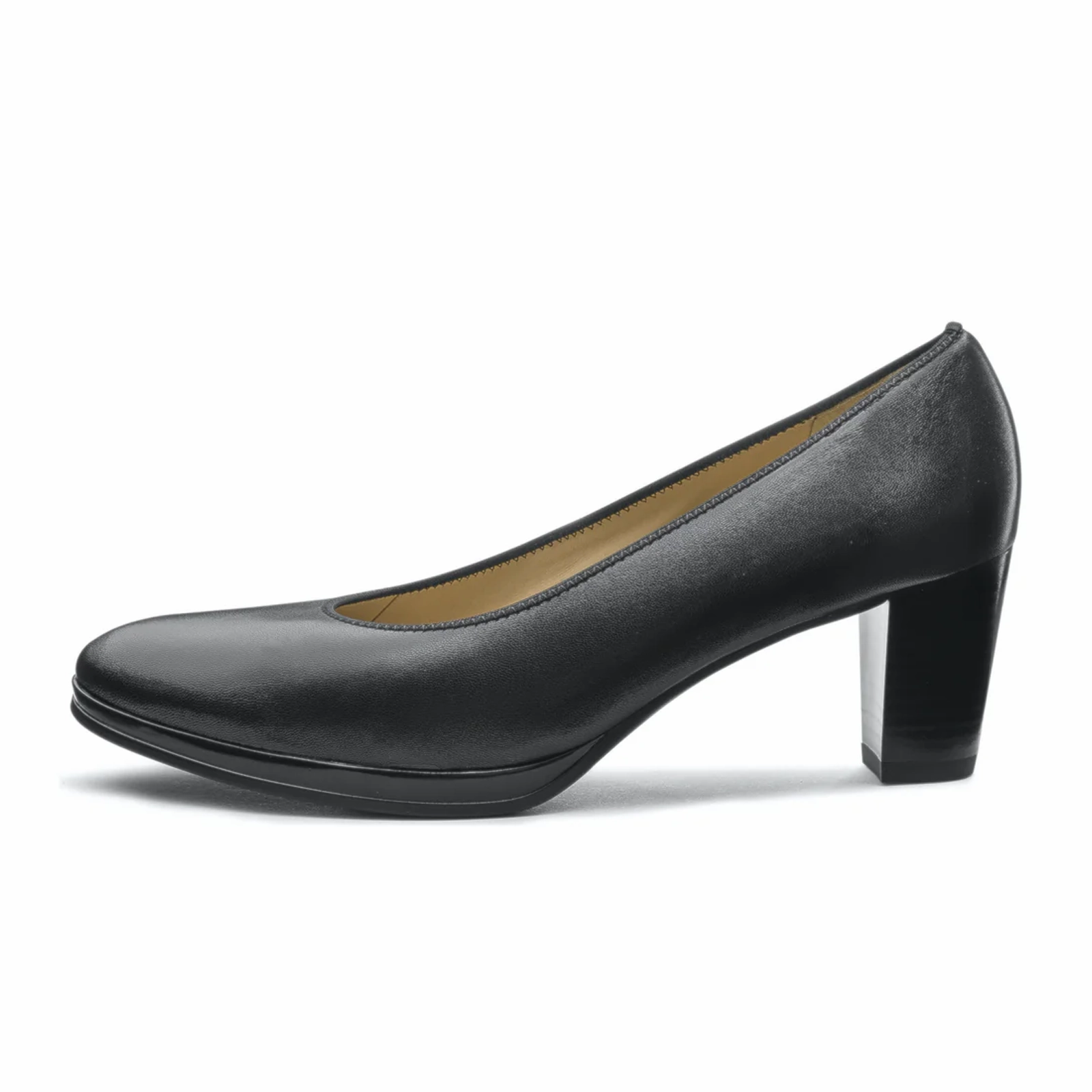 Sporty Comfortable Ara Ophelia Pump (Women) - Black Nappa Leather