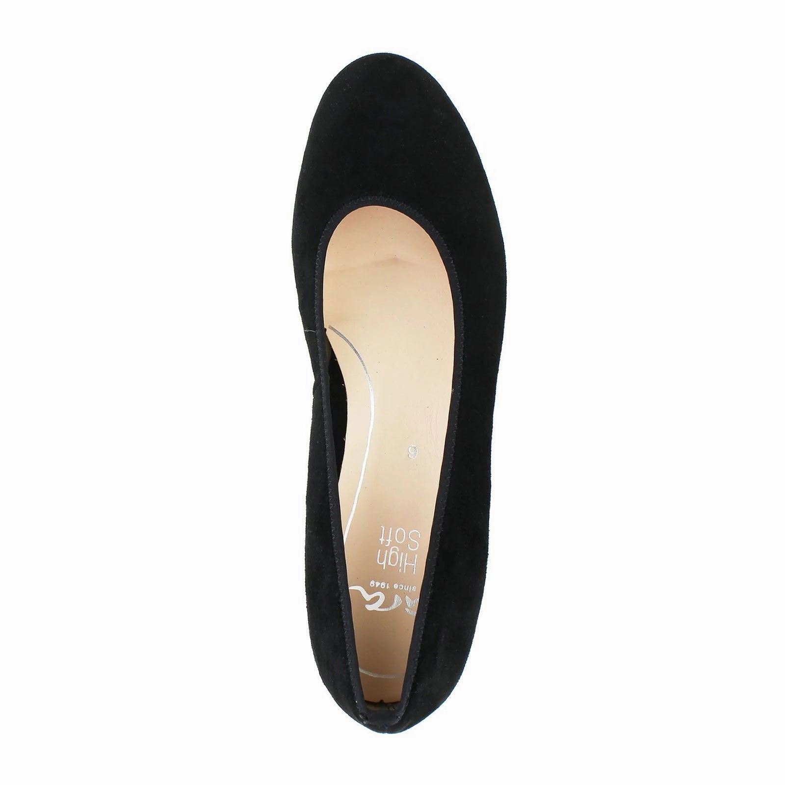 No Bind Sporty Ara Vivian Pump (Women) - Black Suede