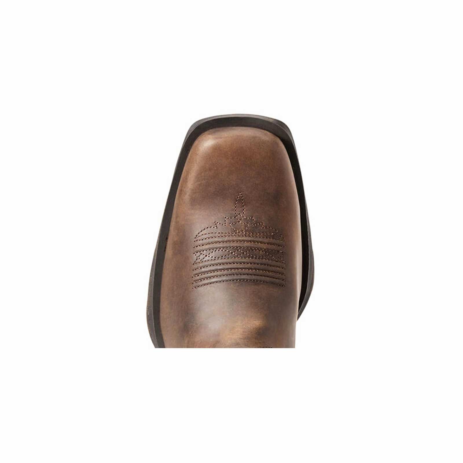 Ariat Rambler Patriot Western Boot (Men) - Distressed Brown Rugged Look Protective Finish Windy Weather