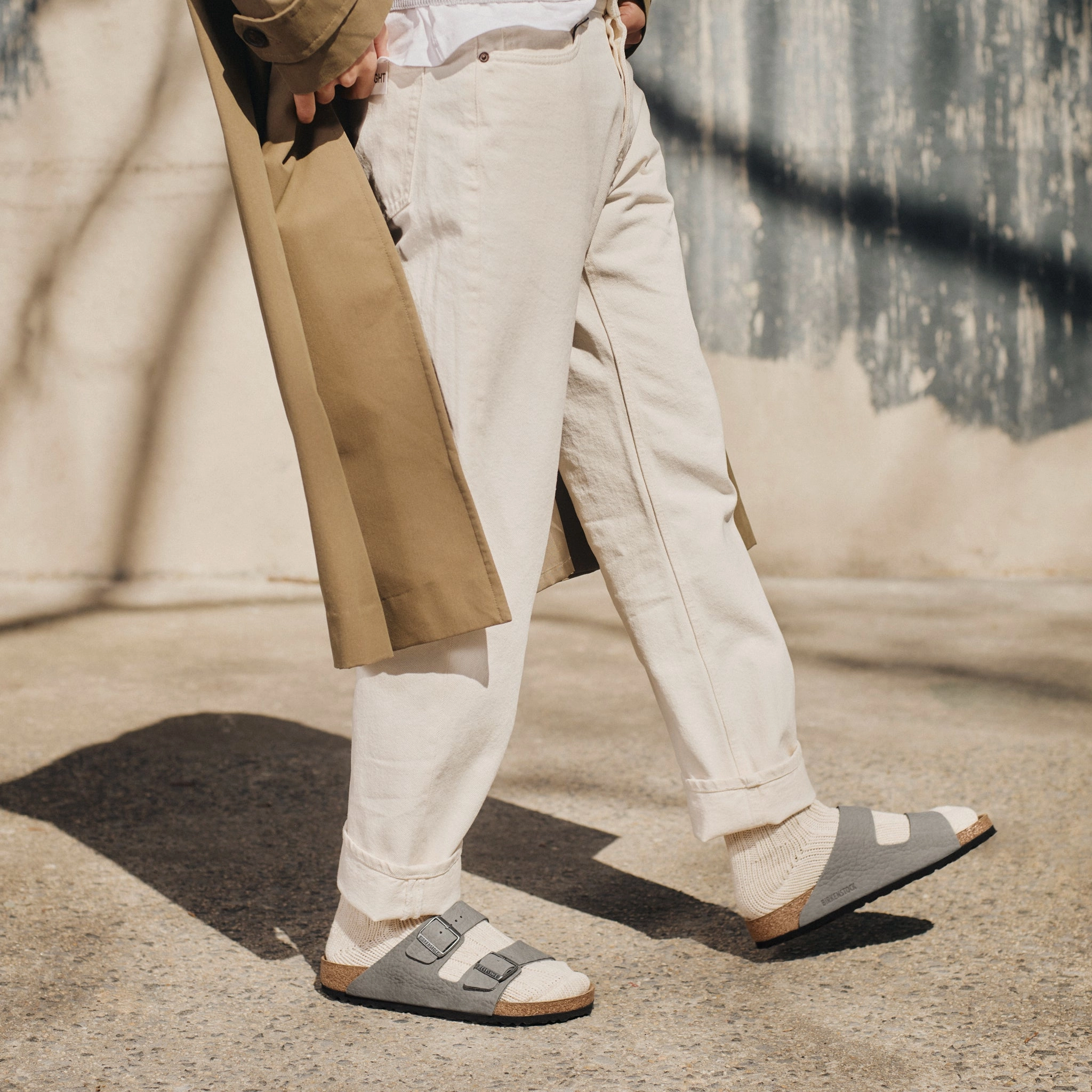 ARIZONA - WHALE GRAY - NUBUCK Microfiber Inner Lining side - vents