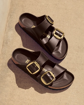 ARIZONA BIG BUCKLE HAMMERED - ESPRESSO - LEATHER statement - piece