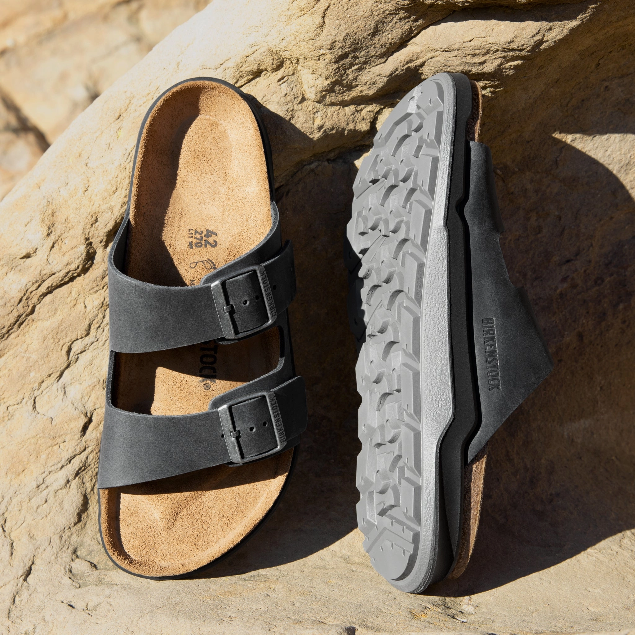 texture - type ARIZONA RUGGED - BLACK - OIL LEATHER