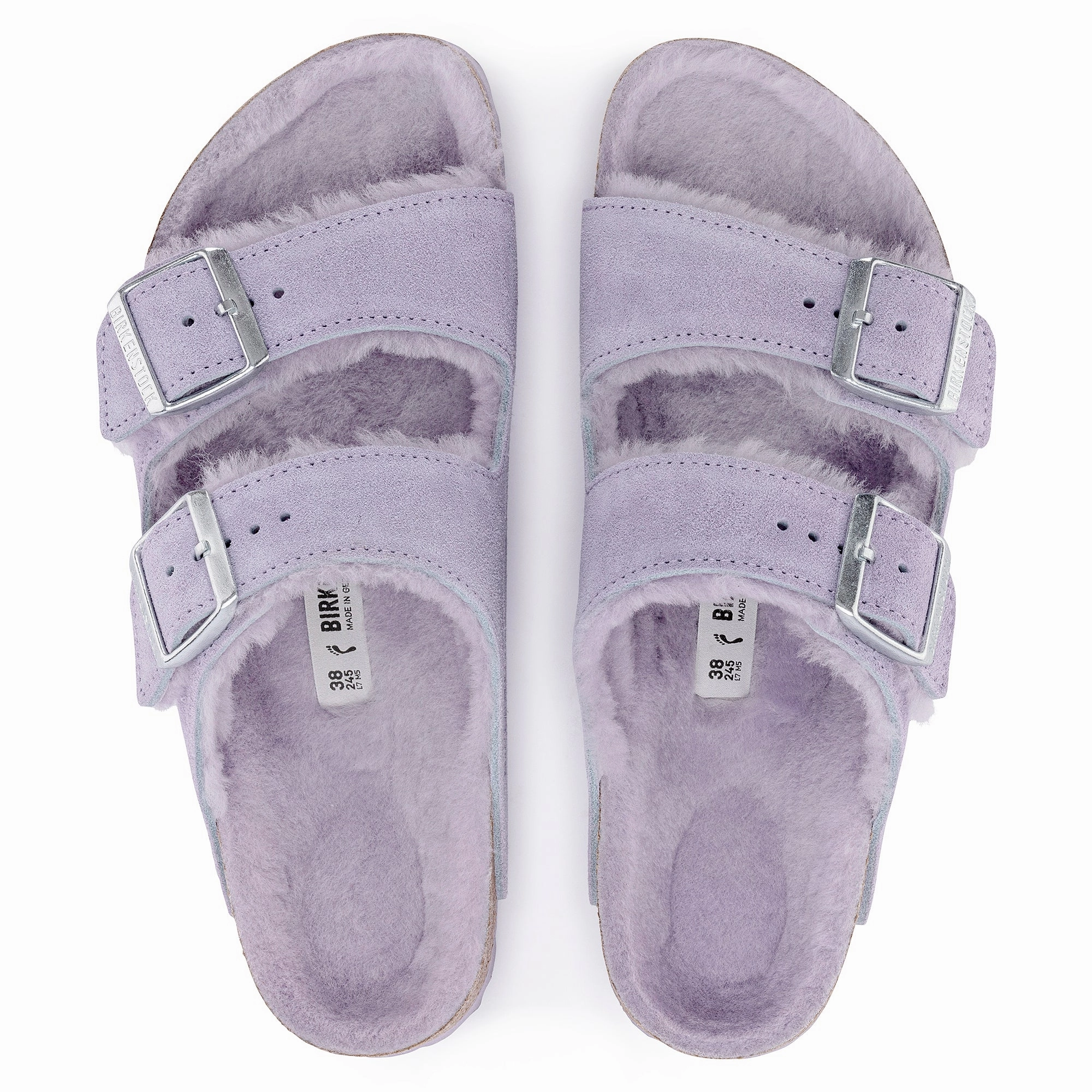 Durable outsole pattern Unique Look ARIZONA SHEARLING - PURPLE FOG - SUEDE