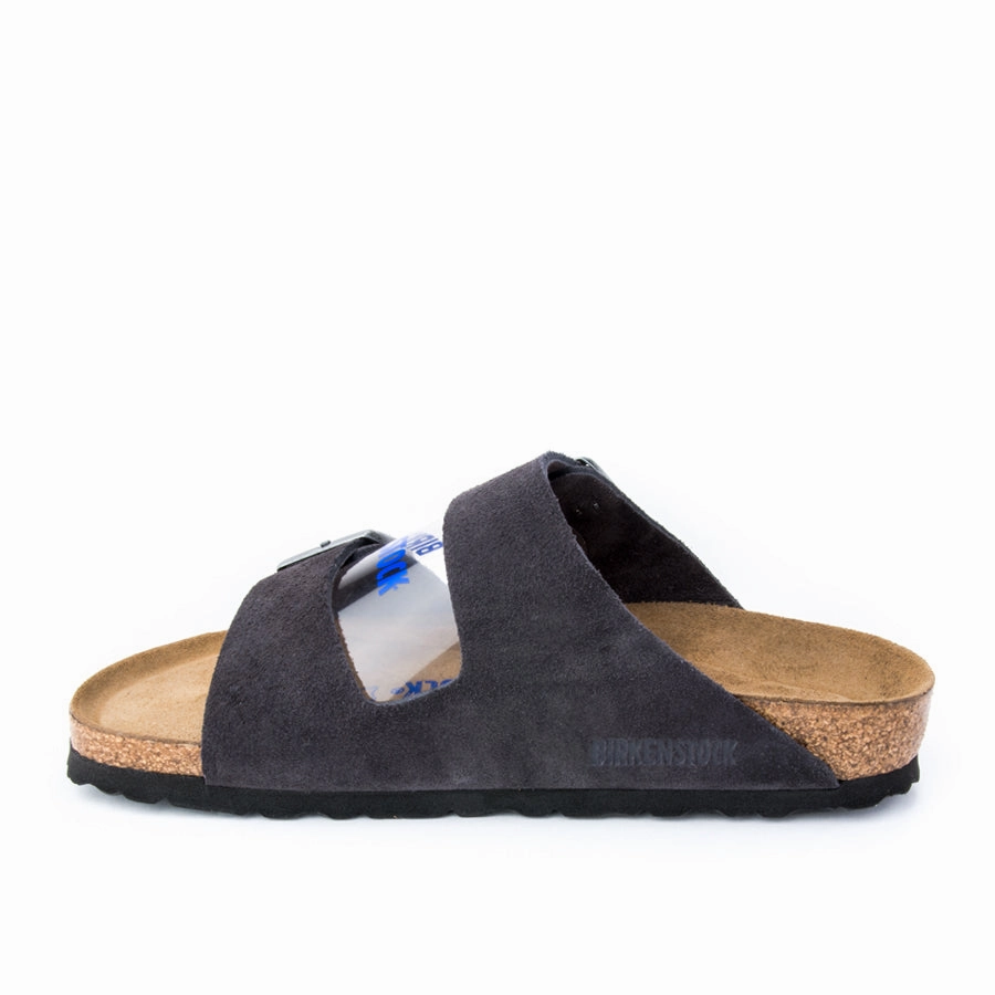 ARIZONA SOFT - GRAY - SUEDE Plush traction Layered sole