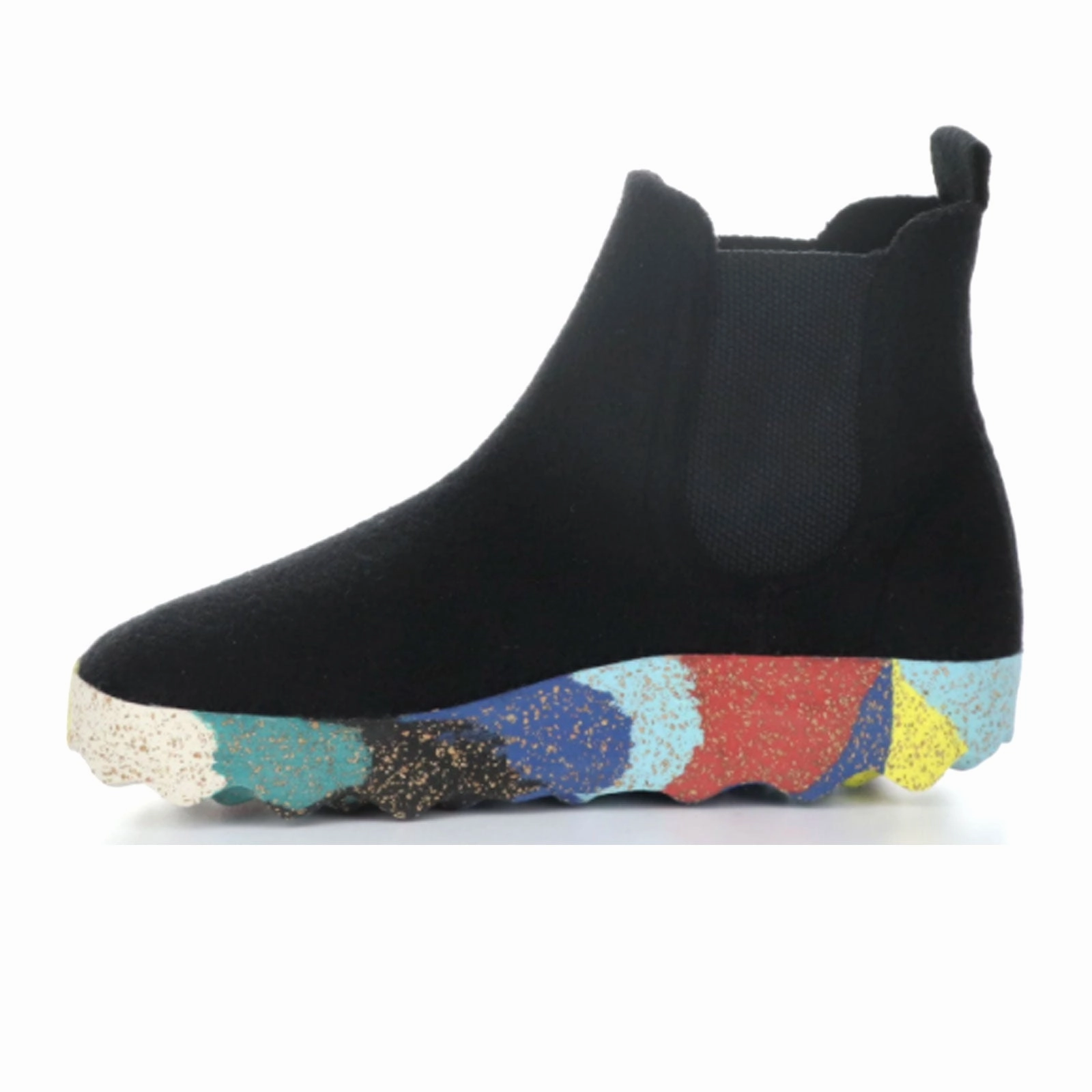 Reinforced toe cap Night Out Asportuguesas Caia Ankle Boot (Women) - Black Tweed