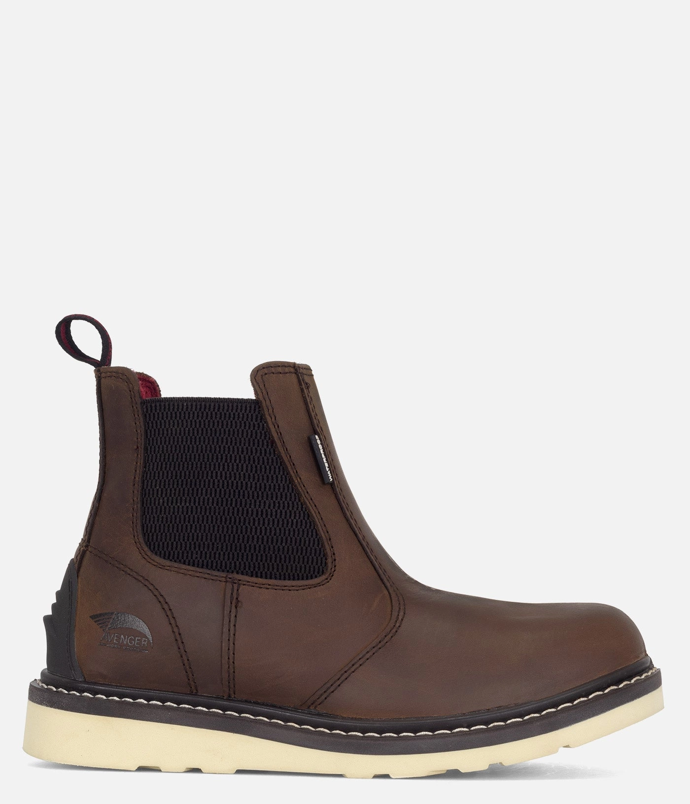 Avenger 6" Chelsea Wedge Waterproof PR Boot - Men group trip Contoured Footbed Shape