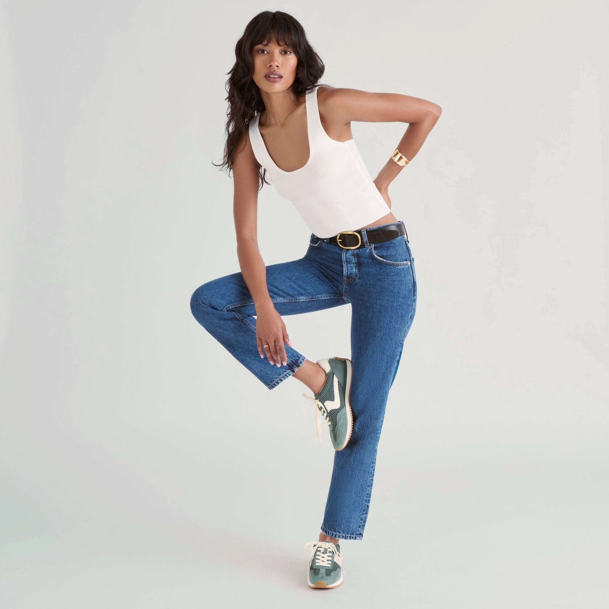 Weekend Fit Lightweight Base B.NTCD MESH SNEAKERS DK GREEN WOVEN MESH