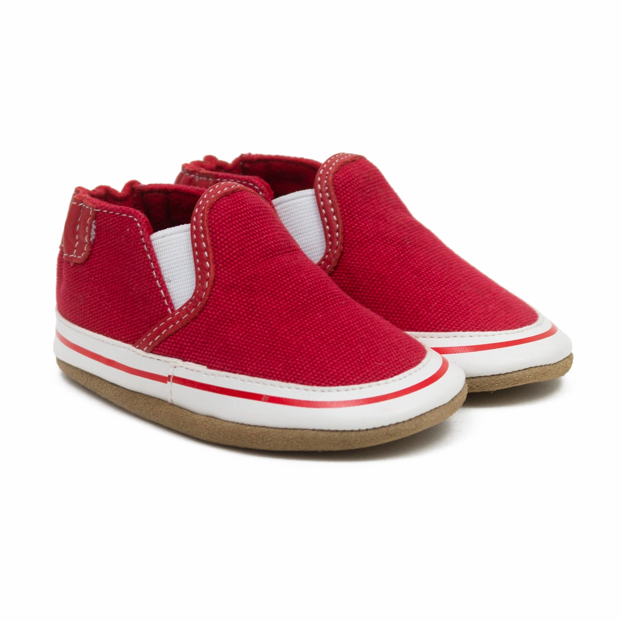 Eco Friendly Treatment Iconic look 0-6mos Liam Basic Red Soft Soles