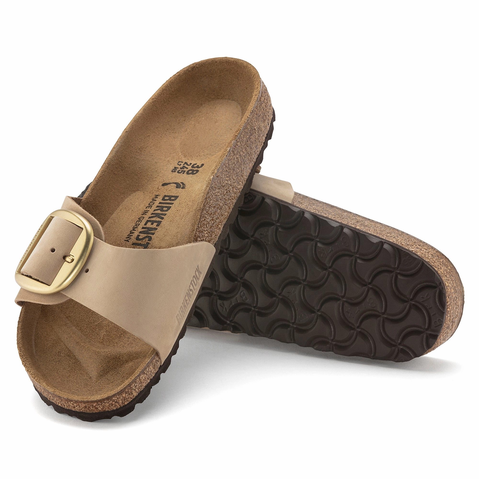 MADRID BIG BUCKLE - SANDCASTLE - NUBUCK Cozy Fit Comfortable