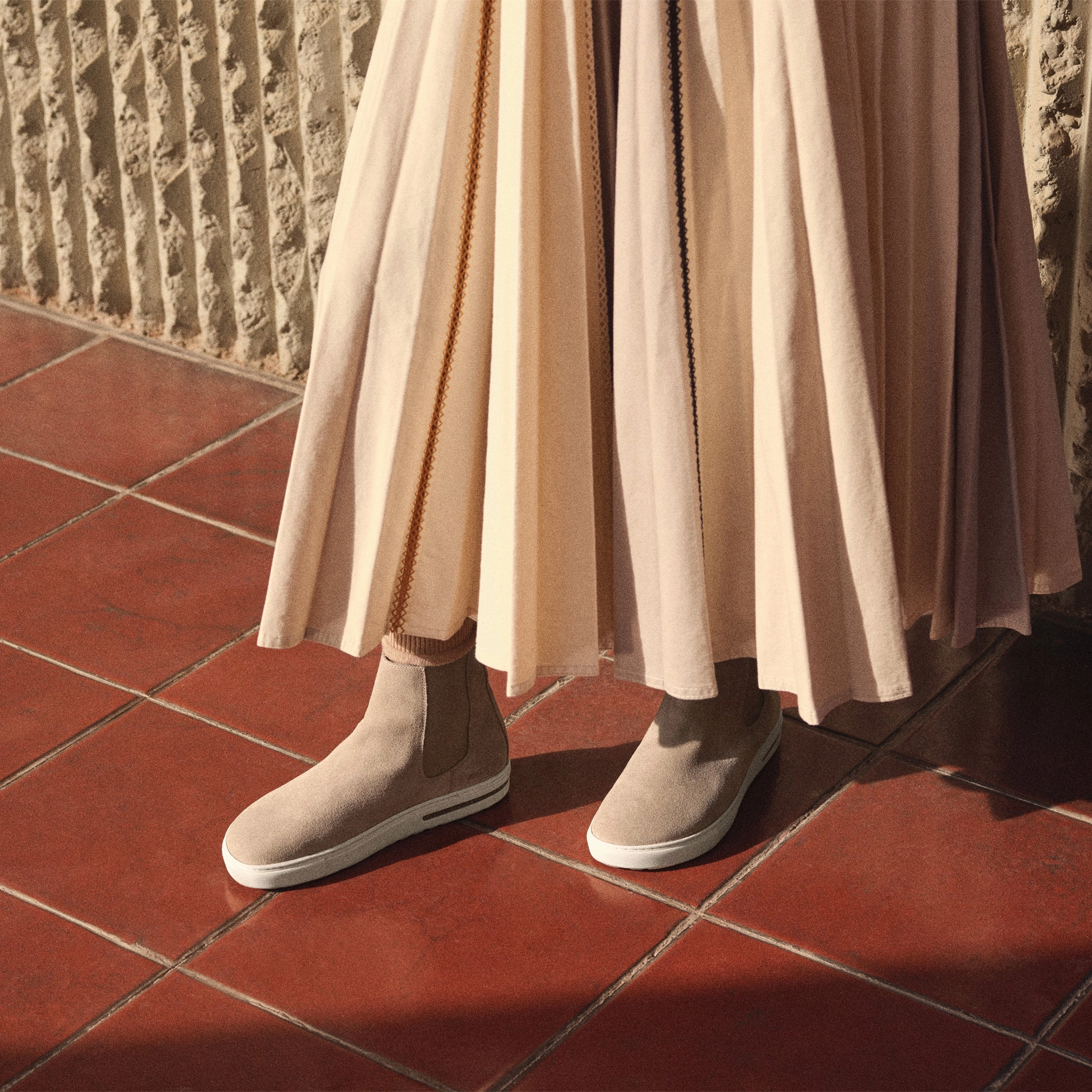 Mid Cut BEND CHELSEA - TAUPE - SUEDE