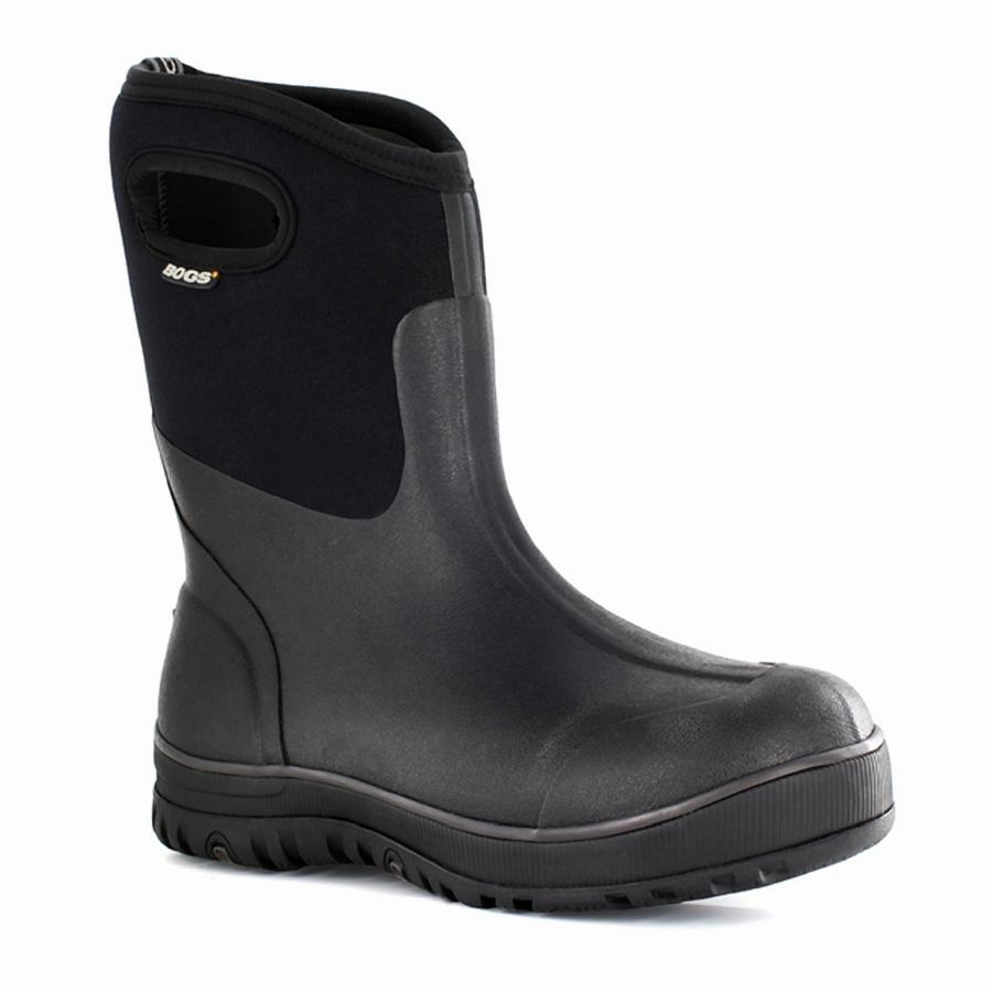 All Day Wear Soft Touch BOGS ULTRA MID MEN'S BLACK