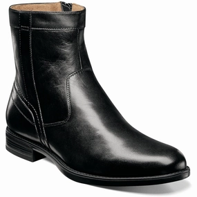 Noise free FLORSHEIM MIDTOWN PLAIN TOE ZIPPER BOOT MEDIUM AND WIDE