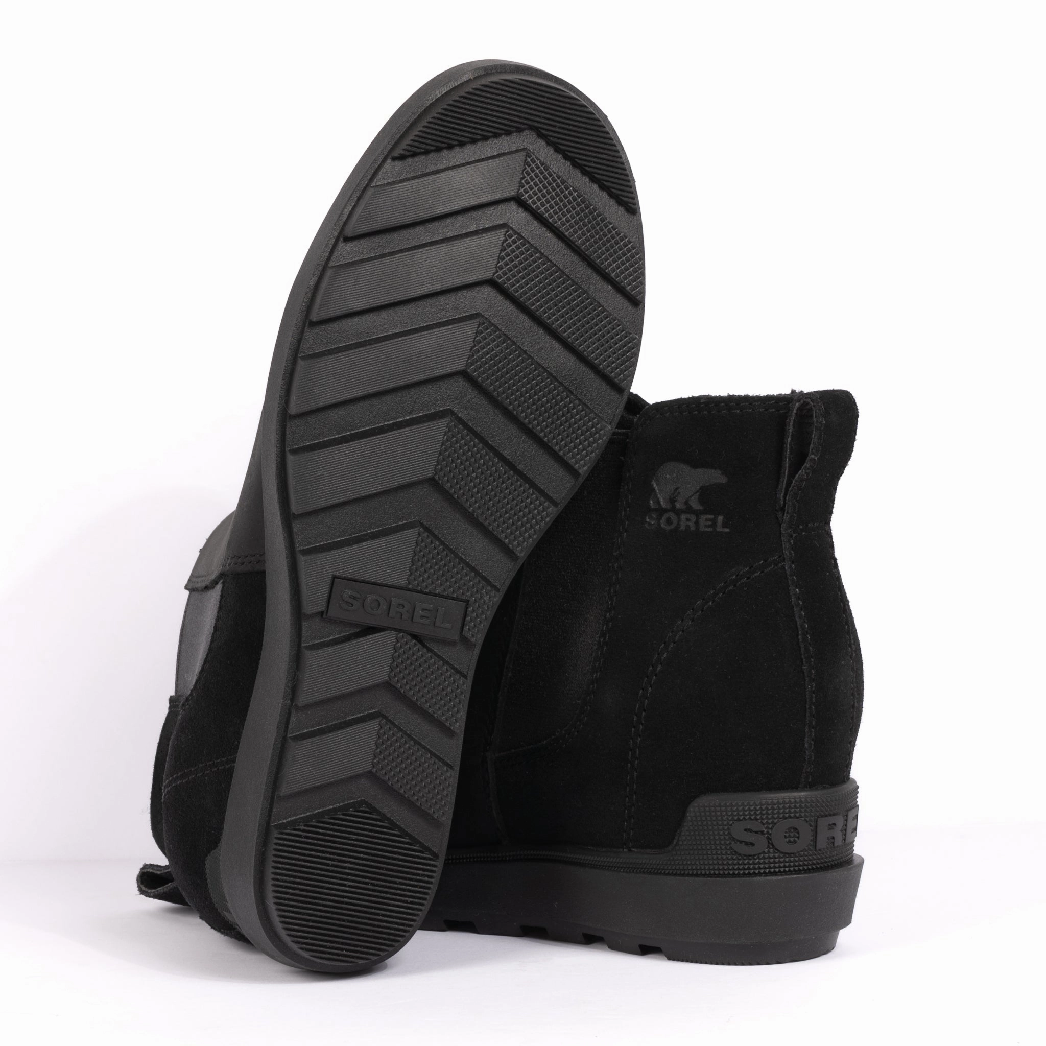 EVIE II CHELSEA - BLACK - LEATHER/SUEDE Hydrophobic Material